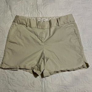 Loft Khaki Shorts 6” Inseam